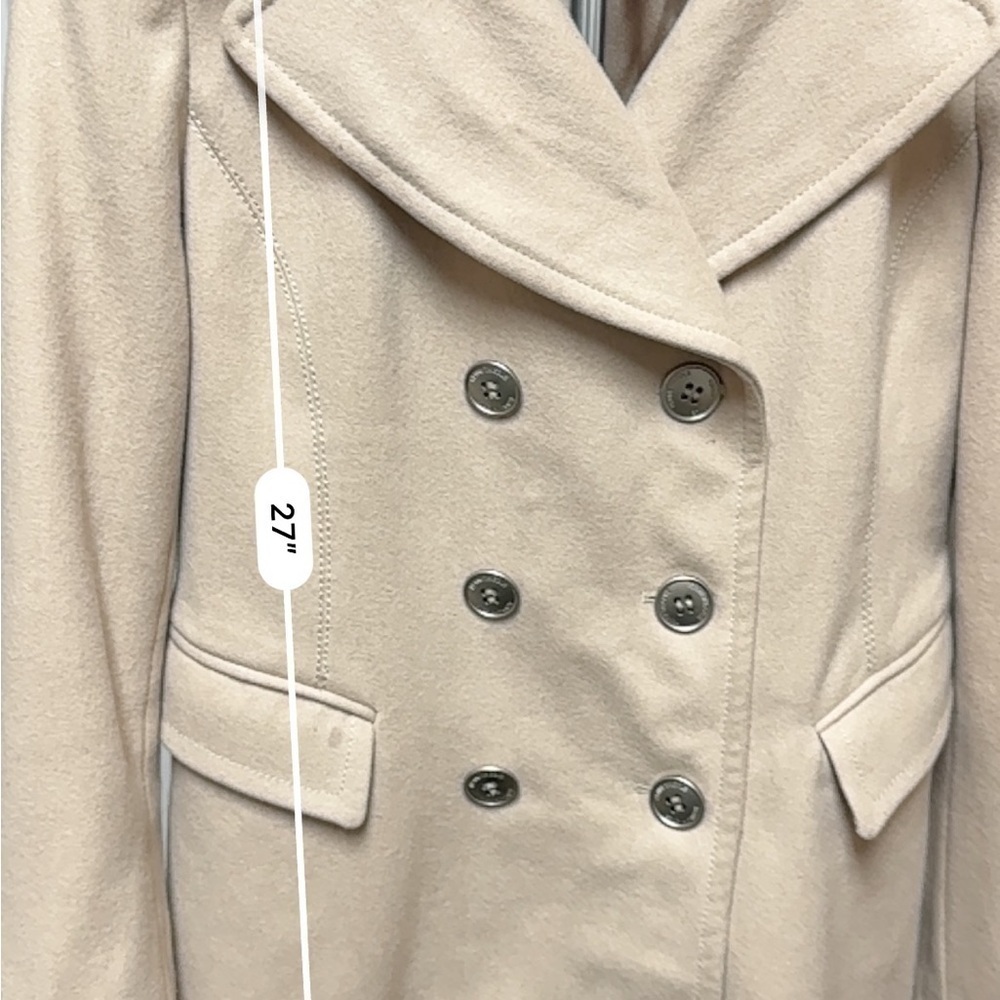 Kenneth Cole Women’s Wool Blend Pea Coat – Size 10 - Picture 6 of 7